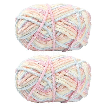Soft Crocheting Polyester Yarn YCOR-FZC0001-01B-1