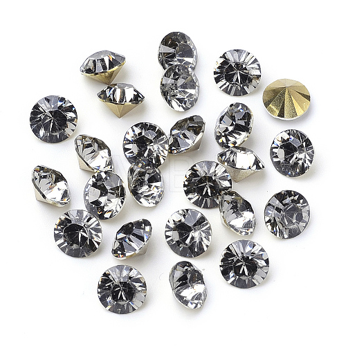 Grade AAA Pointed Back Resin Rhinestones RESI-R120-6.0mm-03-1