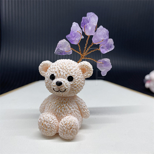 Resin Bear Display Decoration BEAR-PW0001-65E-1