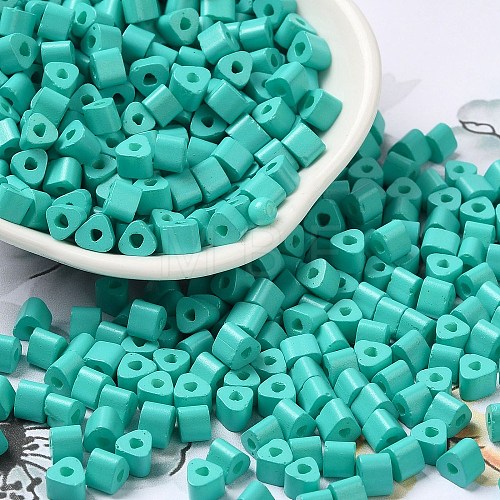 Baking Painted Glass Bead SEED-H002-K-D304-1