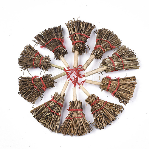 Handmade Reed Cane/Rattan Tassel Big Pendants X-WOVE-T006-042-1
