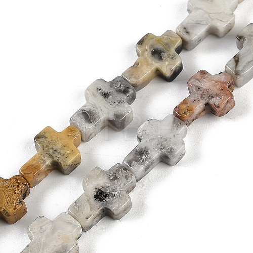 Natural Crazy Agate Beads Strands G-I369-A04-01-1