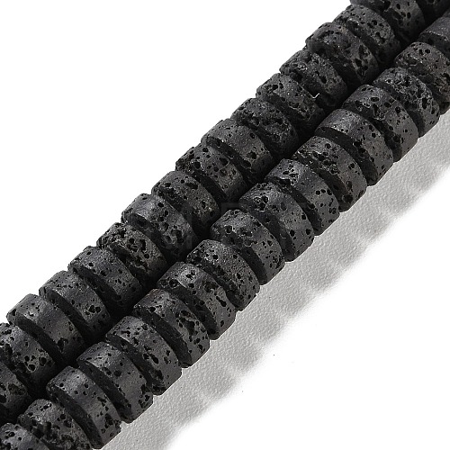 Synthetic Lava Rock Dyed Beads Strands G-H311-09-02-1