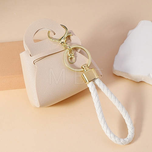 Imitation Leather Mini Tote Bag Keychain PW-WG409F5-06-1