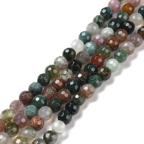 Natural Indian Agate Beads Strands G-E571-24A-1