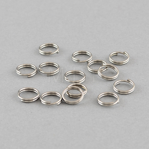 Stainless Steel Split Rings X-STAS-Q186-01-8mm-1