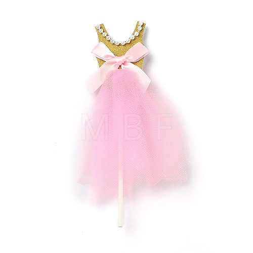 Paper Ballet Skirt Cake Insert Card Decoration DIY-H108-01A-1