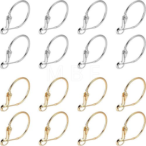 Brass Hoop Earrings KK-FH0001-34-1