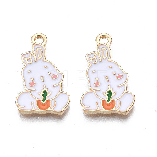 Alloy Enamel Pendants PALLOY-N170-031C-NR-1