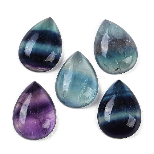 Natural Colorful Fluorite Cabochons G-I370-05A-1