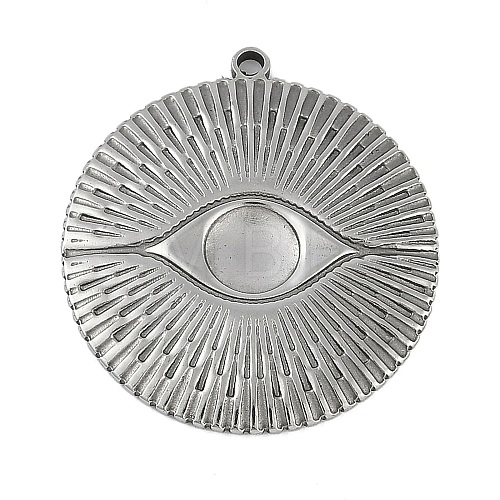 Anti-Tarnish 304 Stainless Steel Pendants STAS-M078-03E-P-1