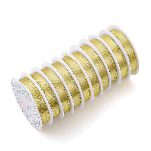 Round Copper Jewelry Wire X-CWIR-Q006-0.8mm-G-1