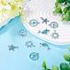 10Pcs 5 Styles Alloy Pendants FIND-TADJ0001-26C-6