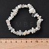 Natural White Moonstone Stretch Bracelets BJEW-JB03681-09-6