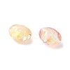 Two Tone Transparent Acrylic Beads OACR-D304-01A-2