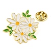 Flower Theme Enamel Pins JEWB-D024-01A-G-2