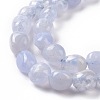 Natural Blue Chalcedony Beads Strands G-K203-26-3