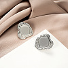 304 Stainless Steel Stud Earrings WG6E19D-10-1