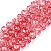 Transparent Glass Beads Strands GLAA-T023-8mm-A13-1