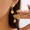 Alloy Leverback Dangle Earrings EJEW-B159-03G-1
