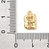 Brass Charms KK-P340-01G-B-3
