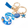 Star Resin & Shell Keychains KEYC-TAC00087-01S-2