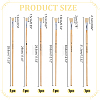 6Pcs 6 Styles Bristle Hair Painting Brush AJEW-WR0003-75-2