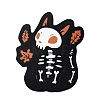 50Pcs Animal Skull Theme PVC Self Adhesive Cartoon Stickers STIC-G001-08-3