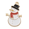 Christmas Theme Alloy Enamel Pendants ENAM-Z019-01K-1