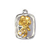304 Stainless Steel & ABS Imitation Pearl Pendants STAS-OY013-47G-1