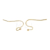 Brass Earring Hooks KK-C024-12KCG-2