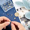 20Pcs Brass Stud Earring Findings KK-FH0004-63-3