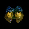 Luminous Opaque Resin & Rhinestone & Polymer Clay Beads RE-CBA1913-02B-4