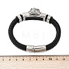 Braided Microfiber Leather Cord Bracelets BJEW-D304-19AS-01-3