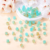 60Pcs Transparent Acrylic Beads OACR-TA0004-88F-5