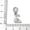 Brass European Dangle Charms KK-Z097-01Z-GP-3