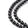 Natural Coal Quartz Beads Strands G-N141-6-2