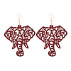 Hollow Wood Dangle Earrings FS-WG18EE7-06-1