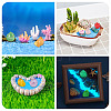 12Pcs 6 Styles Luminous Resin Chick Diaplay Decoration RESI-TAD0001-04-7
