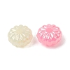UV Plating Opaque Acrylic Beads OACR-G058-07-2