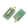 Natural Green Aventurine Faceted Pendants GG-CBA4154-06G-01-2