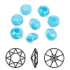 Pointed Back & Back Plated K9 Glass Rhinestone Cabochons RGLA-J012-8mm-394-1