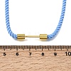 3MM Round Nylon Milan Cord Necklaces Making NJEW-H091-01G-25-2
