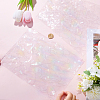 Rainbow Prism Plastic Electrostatic Glass Window Stickers DIY-WH0502-28-3