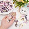  DIY Imitation Gemstone Curved Tube Bracelet Making Kit DIY-NB0007-30-3