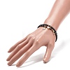 2Pcs 2 Style Natural Gemstone & Lampwork Evil Eye Beaded Stretch Bracelets Set BJEW-JB09030-6