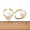 Round Brass Hoop Earrings EJEW-Z086-01G-5