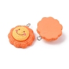Opaque Resin Pendants RESI-G127-01D-2