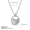 304 Stainless Steel Handbag Pendant Necklaces for Women WGB66AD-02-1