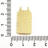 Rectangle Brass Pendants KK-S508-03D-G-3